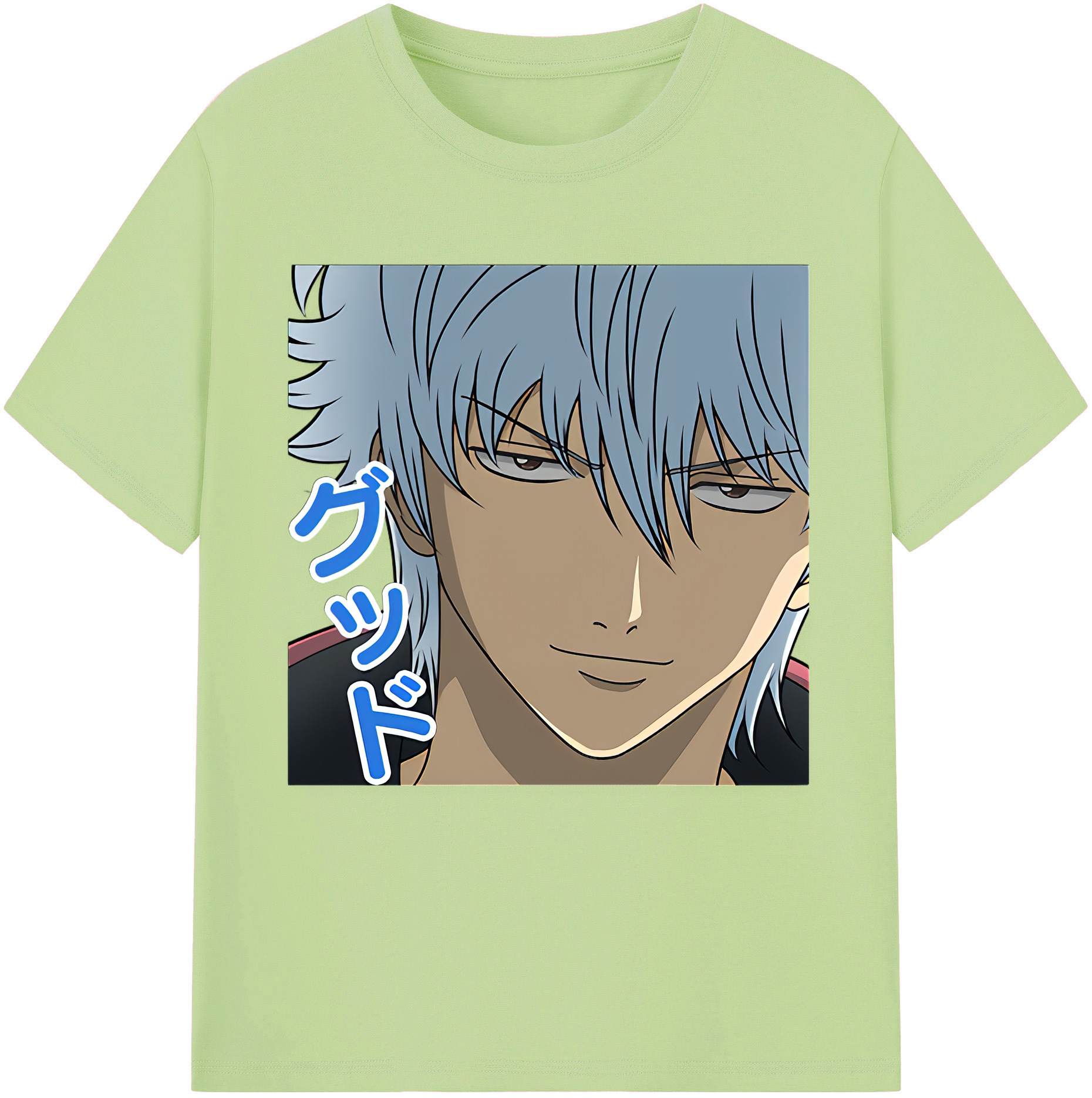 （画像用） ぎんたま 坂田銀時（さかたぎんとき） 神楽 志村新八（しむら しんぱち） GINTAMA Sakata Gintoki Kagura Shimura Shinpachi 綿100％半袖Tシャツ（フロントプリント）